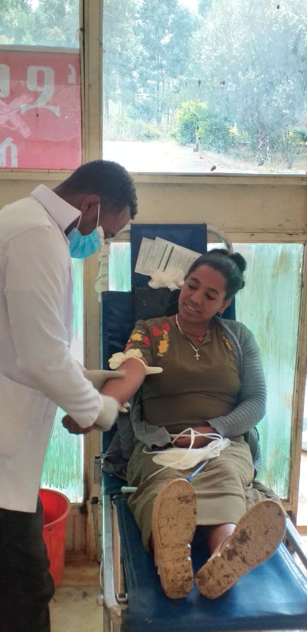 &ldquo;ደማችን ለህልዉናችን&rdquo;  በሚል  በበጌምድር መምህራን ትምህርት ኮሌጅ የደም ልገሳ